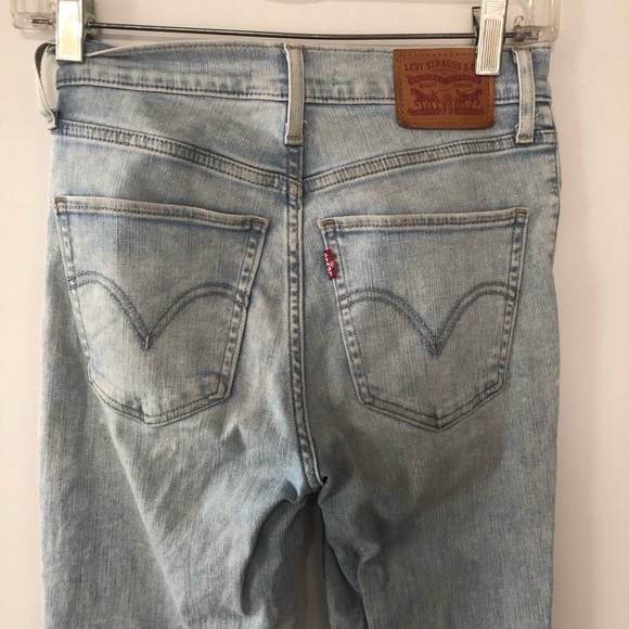 Levi’s Mile high super skinny jeans lighwash - Picture 4 of 7